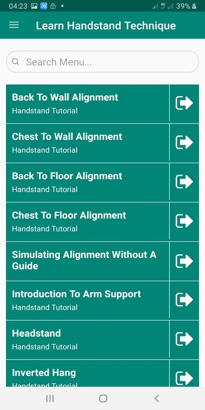 Handstand Tutorial Beginner | Indus Appstore | Screenshot