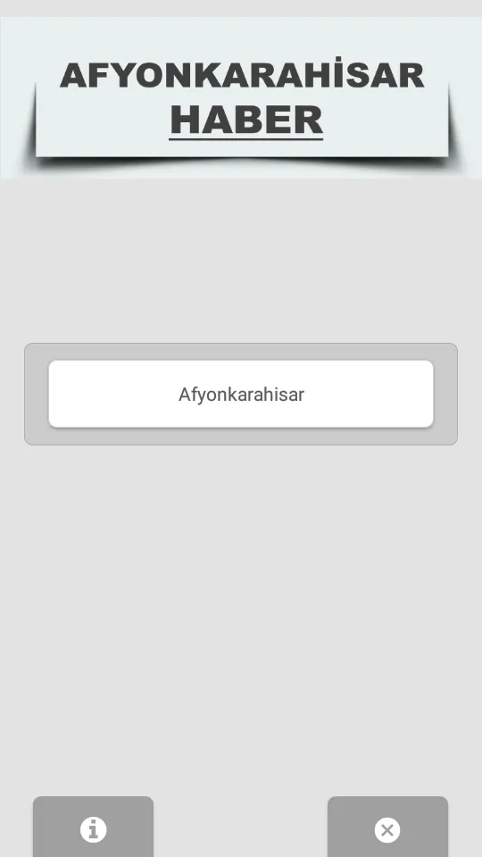 Afyonkarahisar Haber Bilgi | Indus Appstore | Screenshot