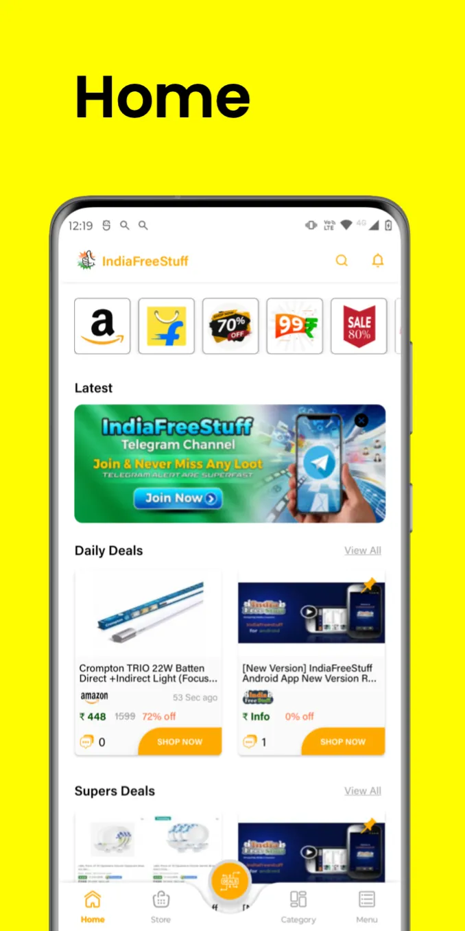 IndiaFreeStuff Deals Coupons | Indus Appstore | Screenshot