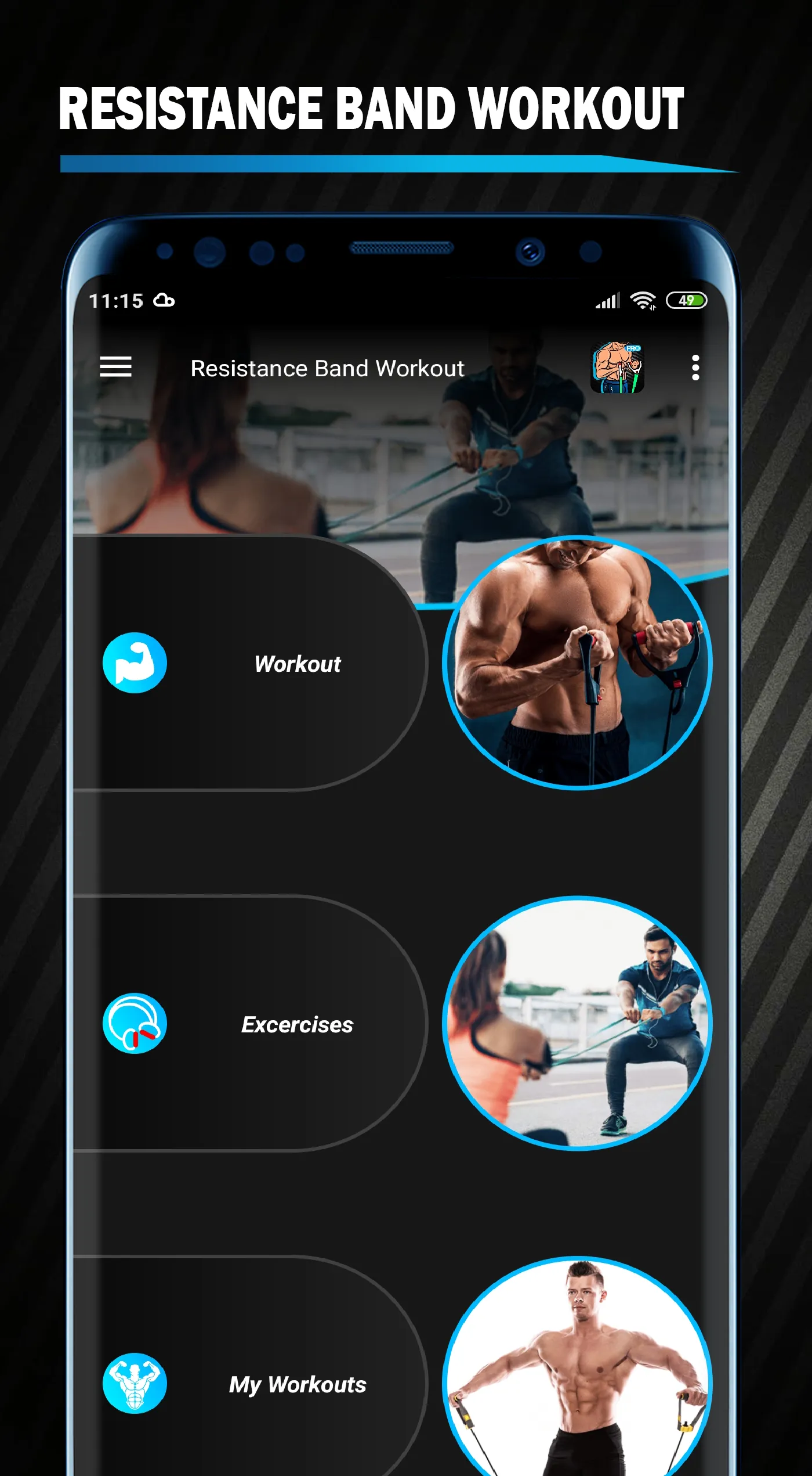 Resistance Band Workout by GFT | Indus Appstore | Screenshot