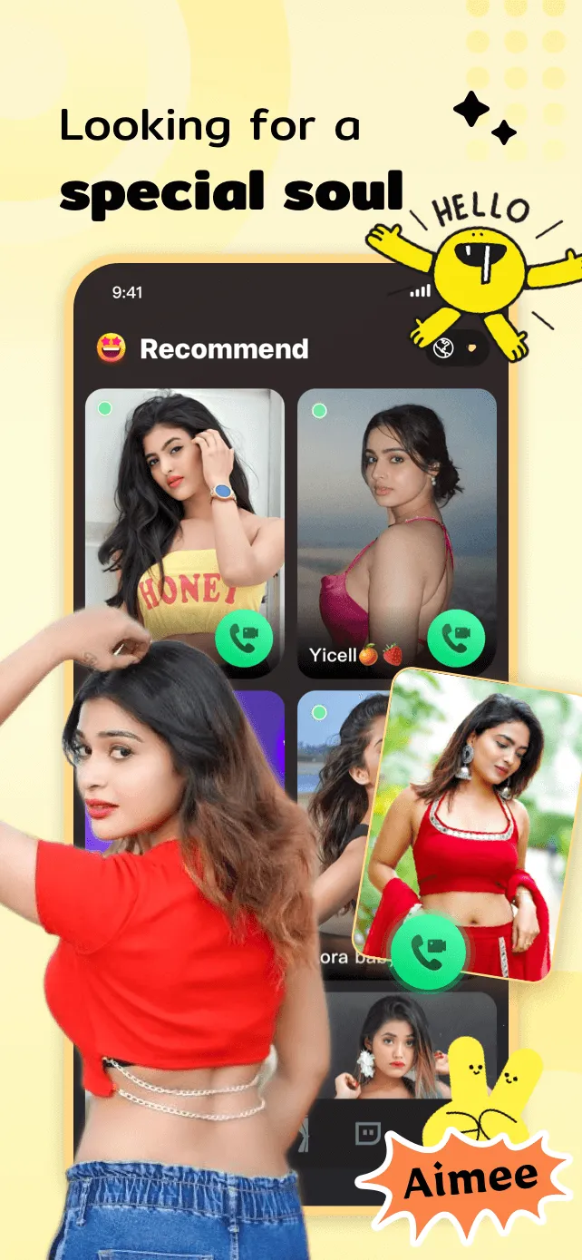 Aimee-Live Video Chat | Indus Appstore | Screenshot