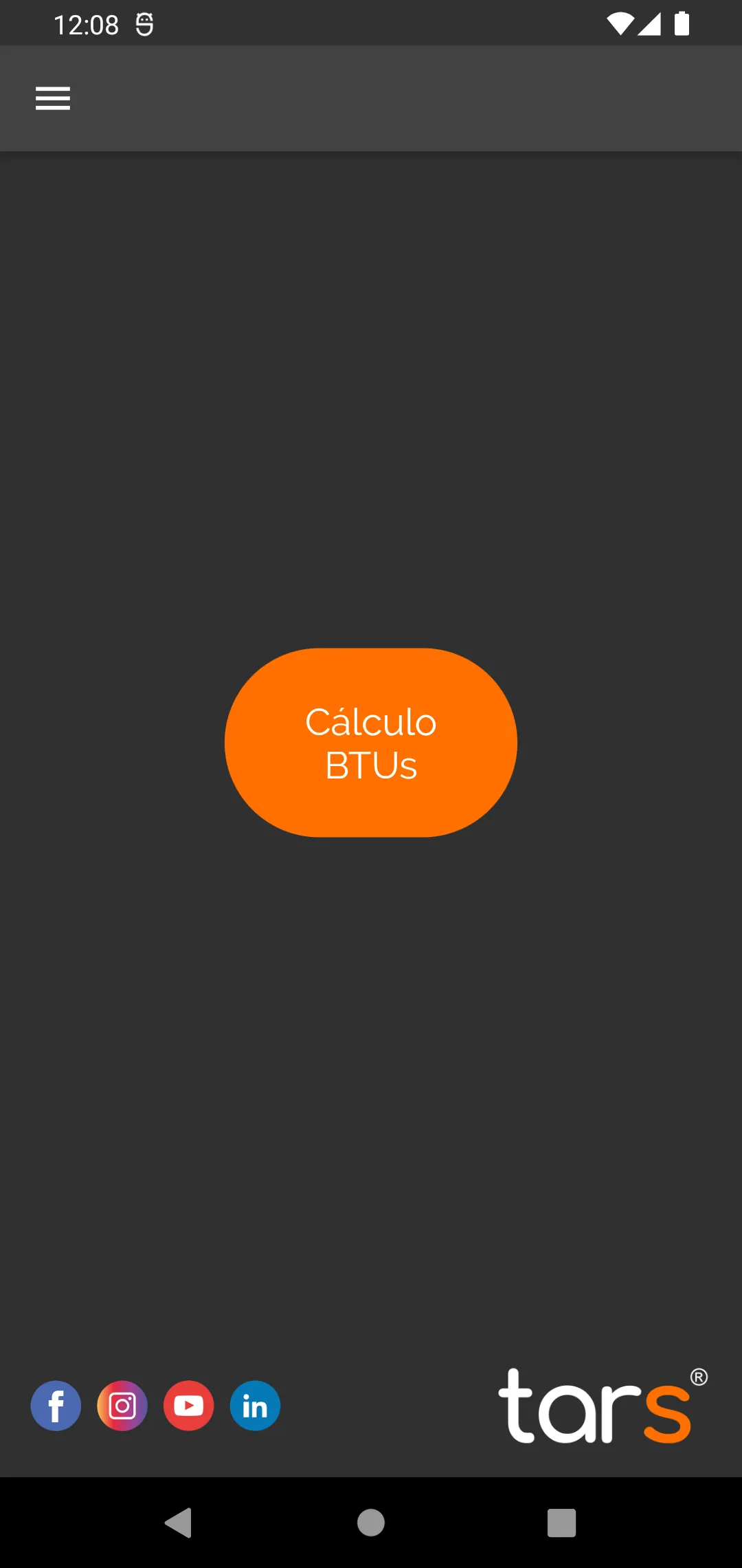 TARS - Cálculo de BTUs | Indus Appstore | Screenshot