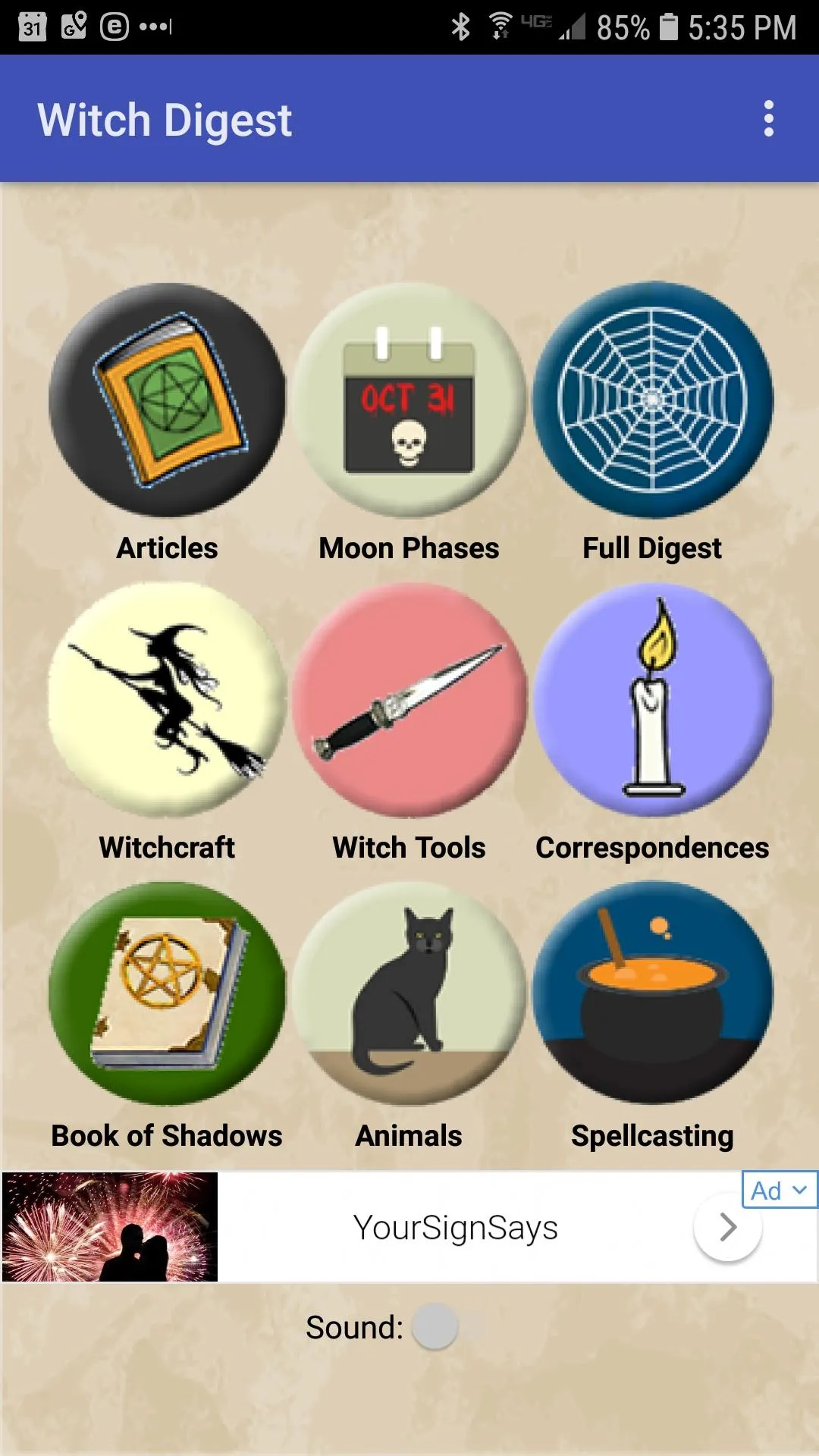 Witch Digest | Indus Appstore | Screenshot