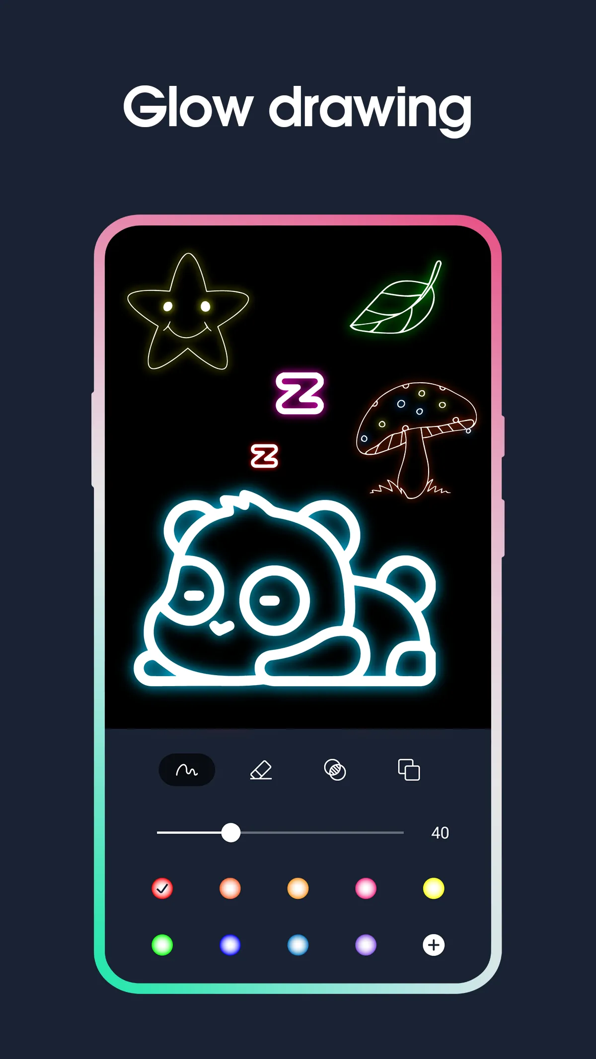 Neon Draw -  Glow Draw | Indus Appstore | Screenshot