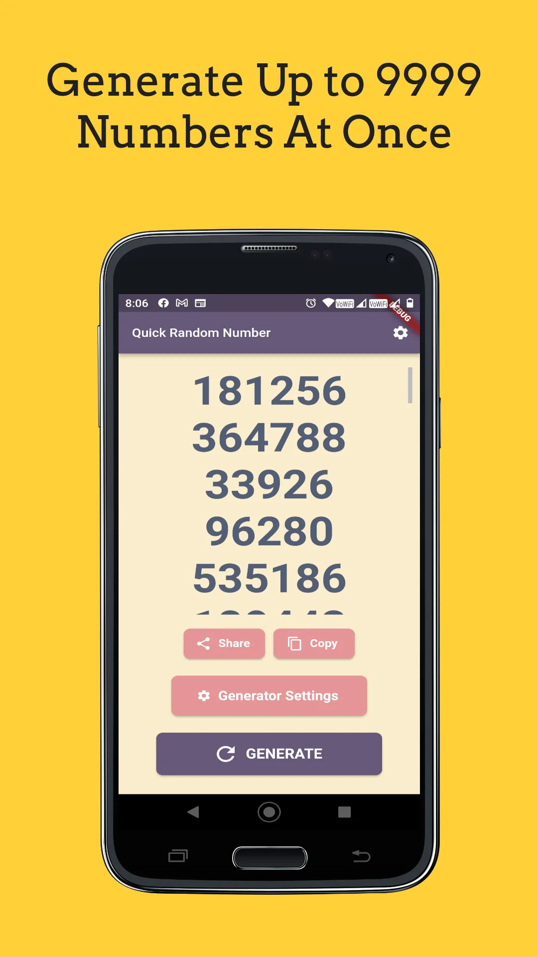 Random Number Generator | Indus Appstore | Screenshot