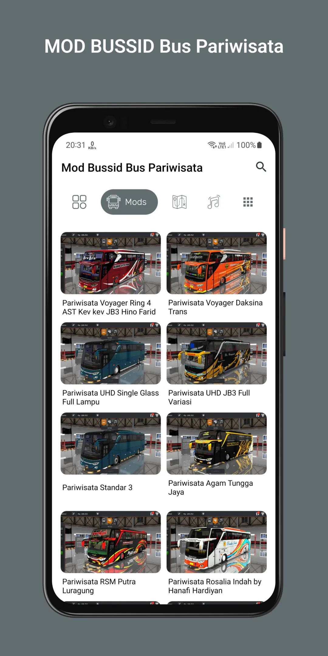 MOD Bussid Bus Pariwisata | Indus Appstore | Screenshot