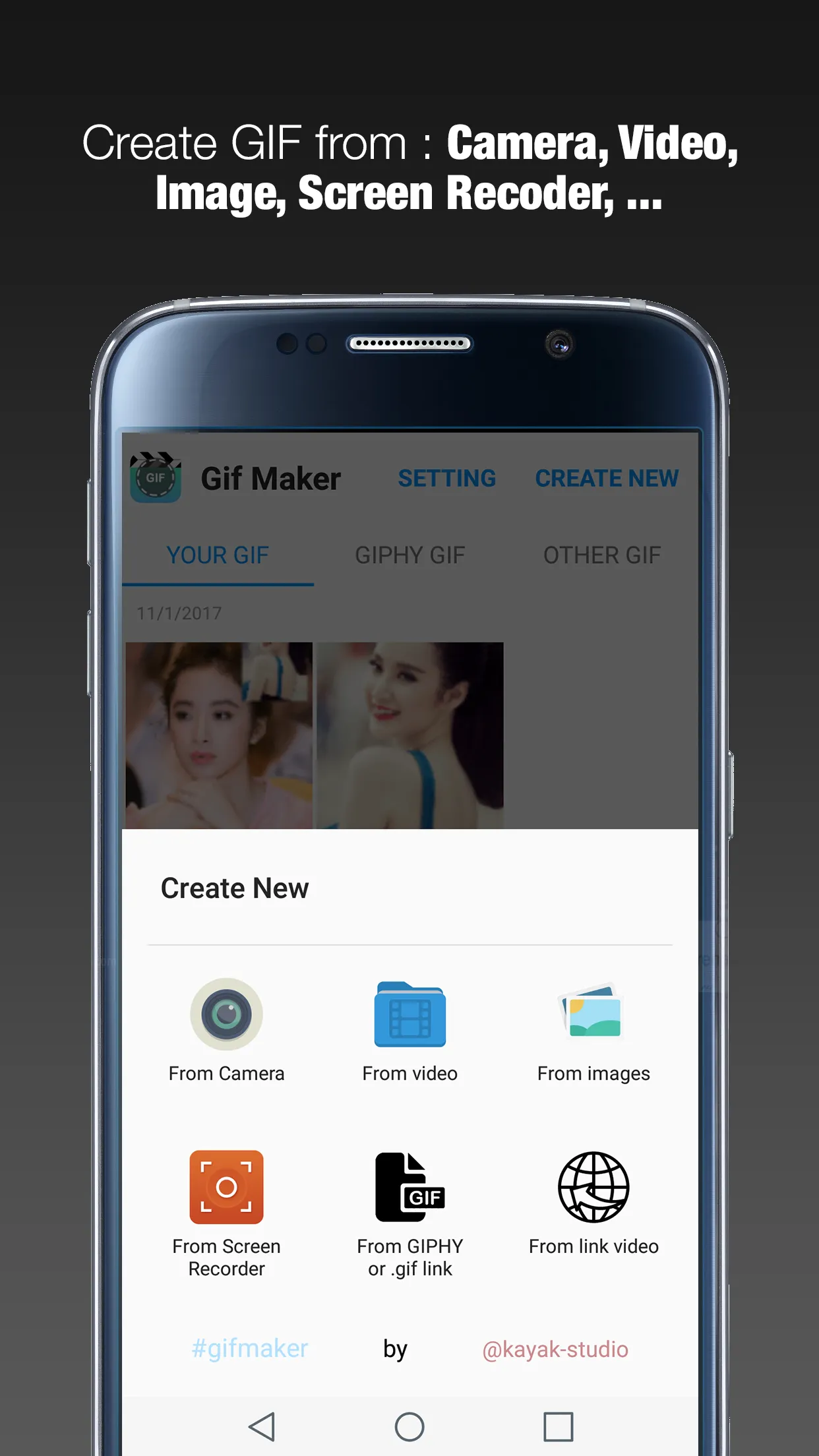 GIF Maker  - GIF Editor | Indus Appstore | Screenshot