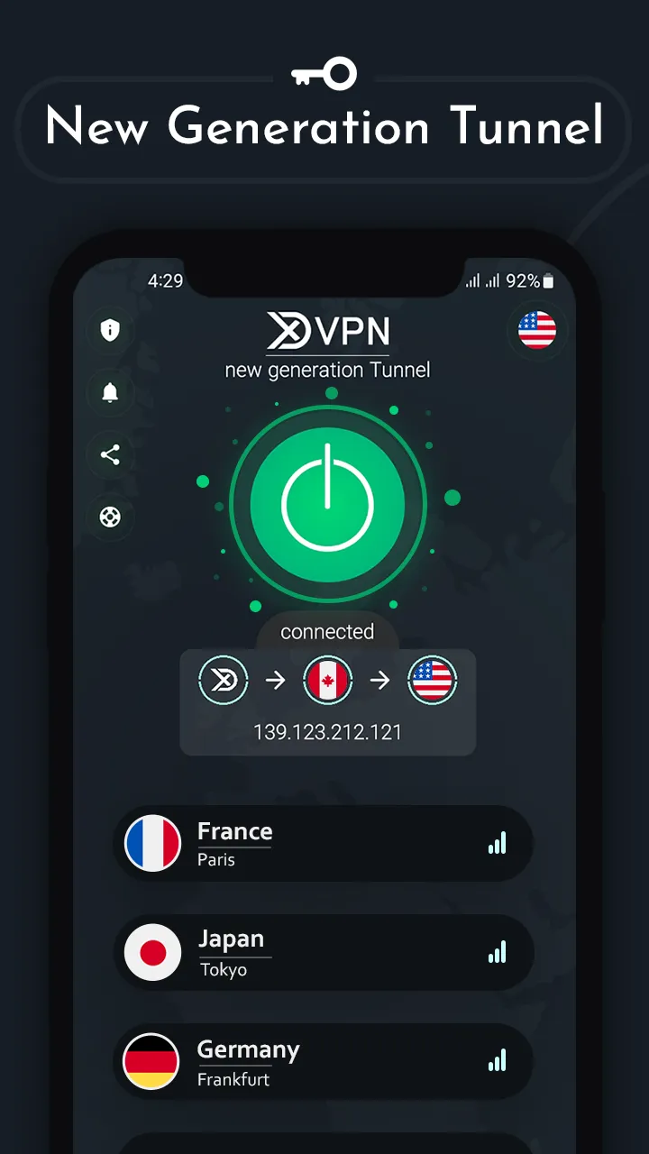 Xd VPN - Fast VPN & secure VPN | Indus Appstore | Screenshot