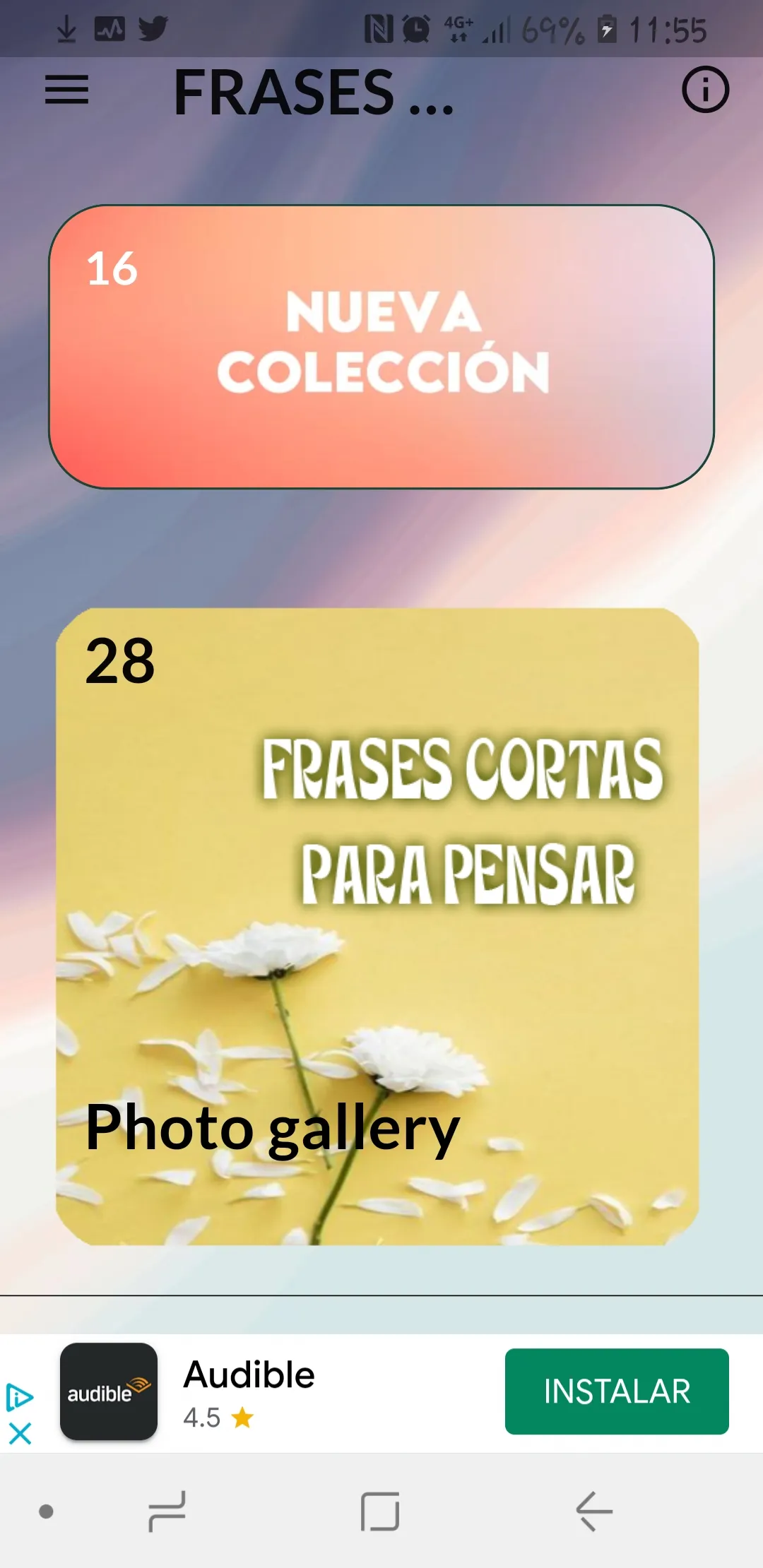 CITAS CORTAS PARA PENSAR | Indus Appstore | Screenshot