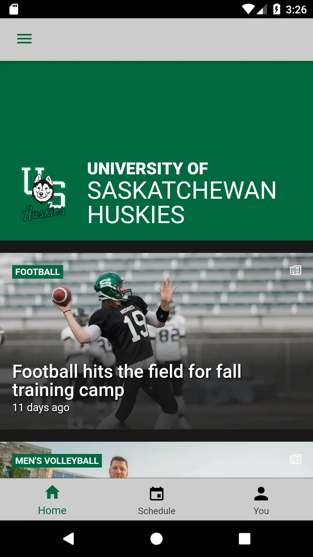 Huskie Athletics | Indus Appstore | Screenshot