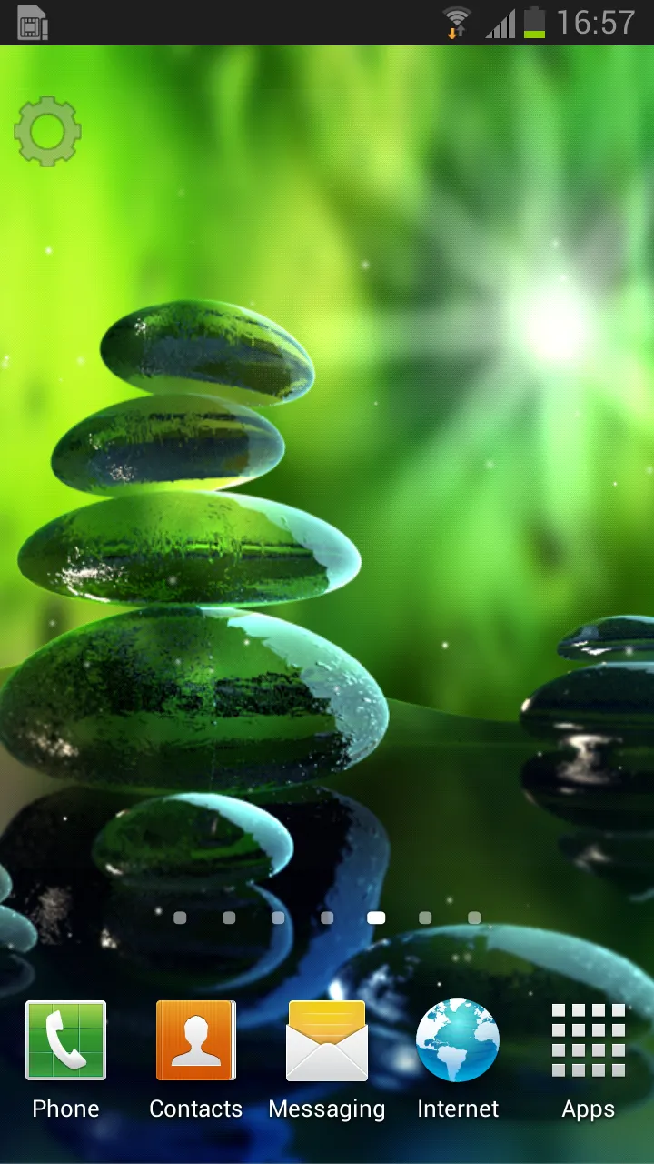 Green Zen Live Wallpaper | Indus Appstore | Screenshot