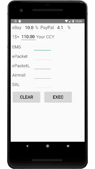 Shipping Cost Calculator | Indus Appstore | Screenshot