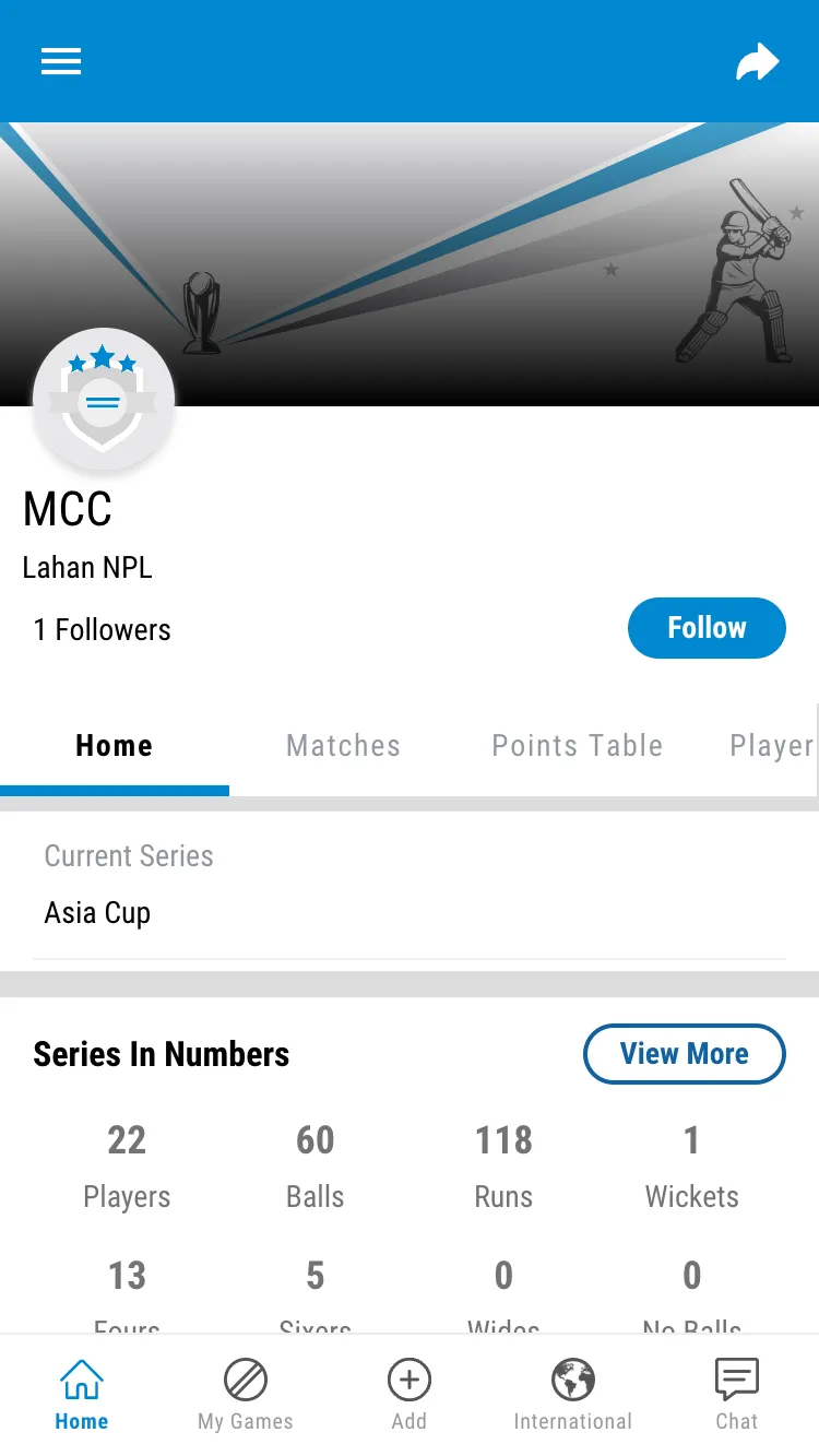 MCC Championships | Indus Appstore | Screenshot