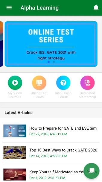 Alpha Learning | GATE & ESE ex | Indus Appstore | Screenshot