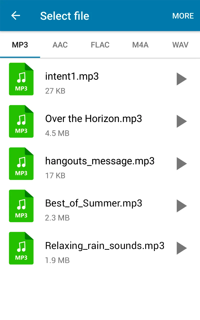 MP3 Converter Edit Music files | Indus Appstore | Screenshot