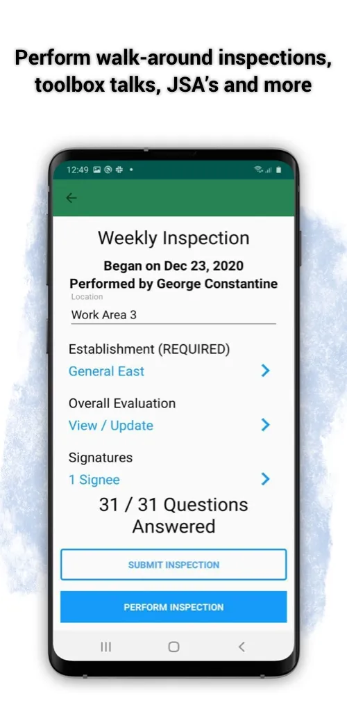 Inspector by Safety 101 | Indus Appstore | Screenshot