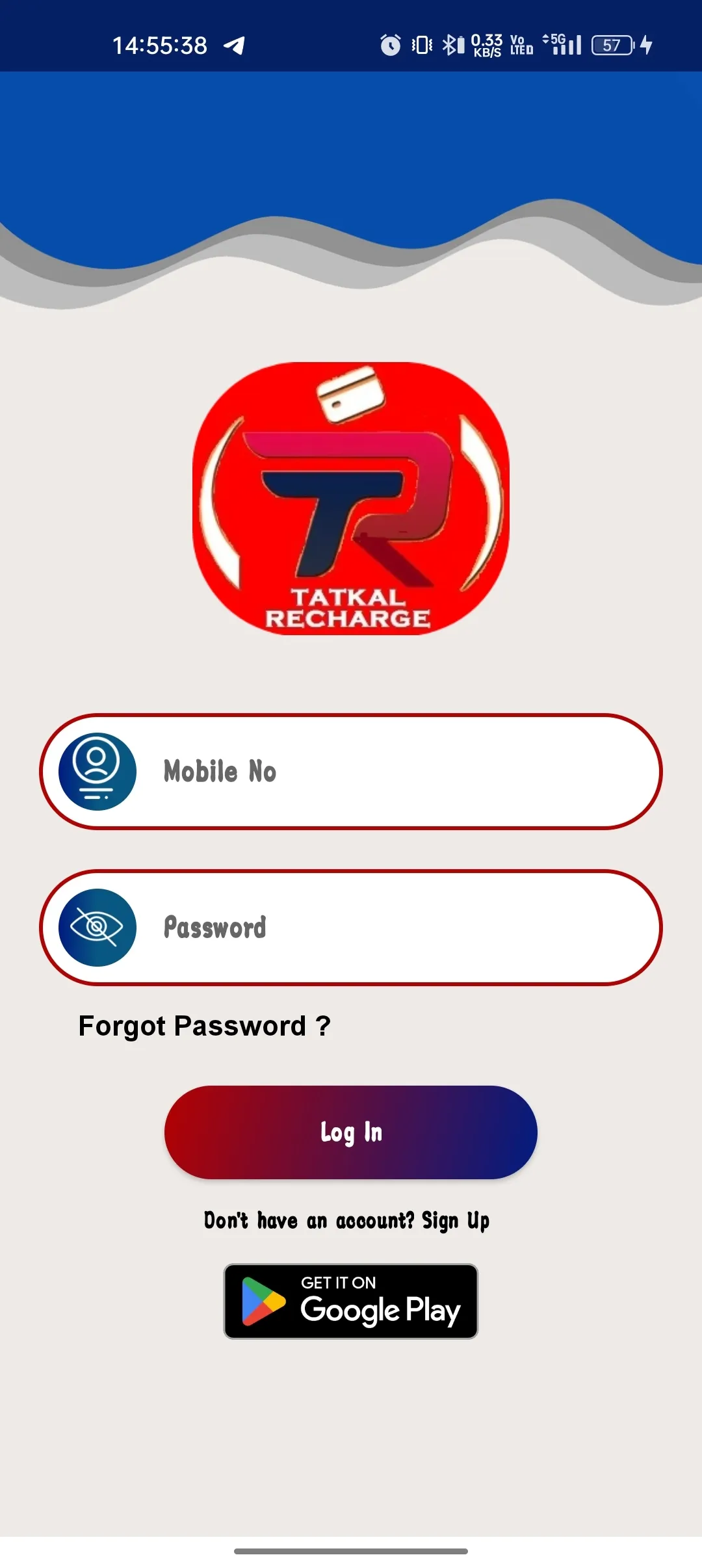 TatkalRecharge | Indus Appstore | Screenshot