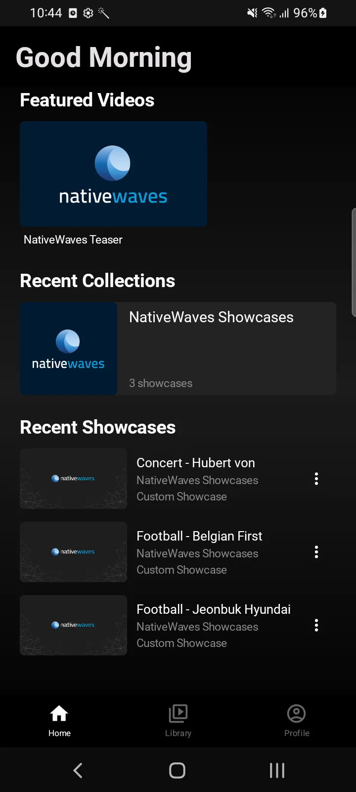 NativeWaves Showcase | Indus Appstore | Screenshot