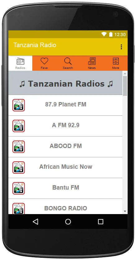 Tanzanian Radios, Music & News | Indus Appstore | Screenshot