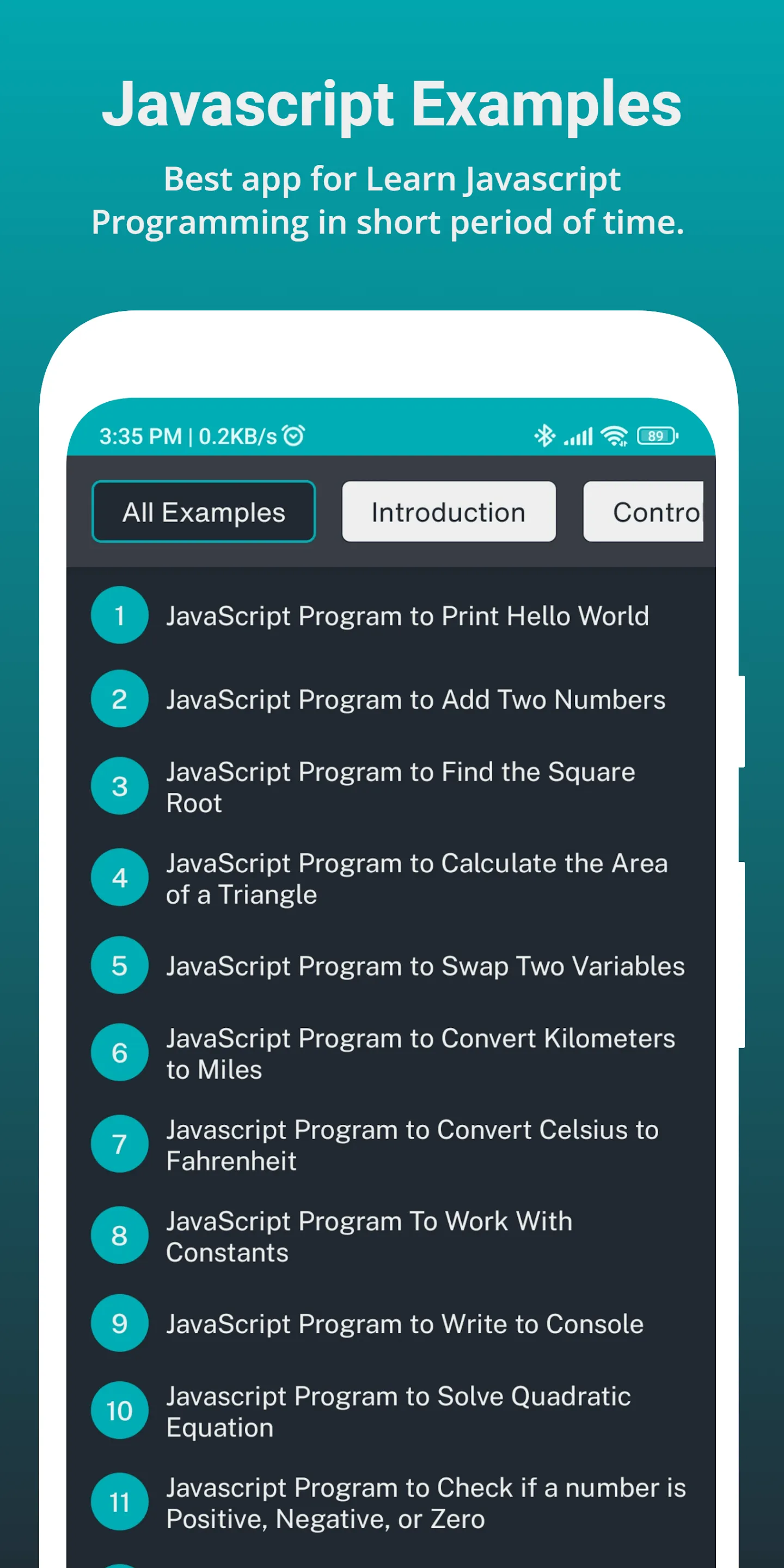 Javascript Programs | Indus Appstore | Screenshot