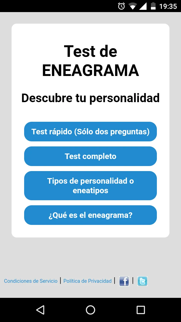 Test de eneagrama | Indus Appstore | Screenshot