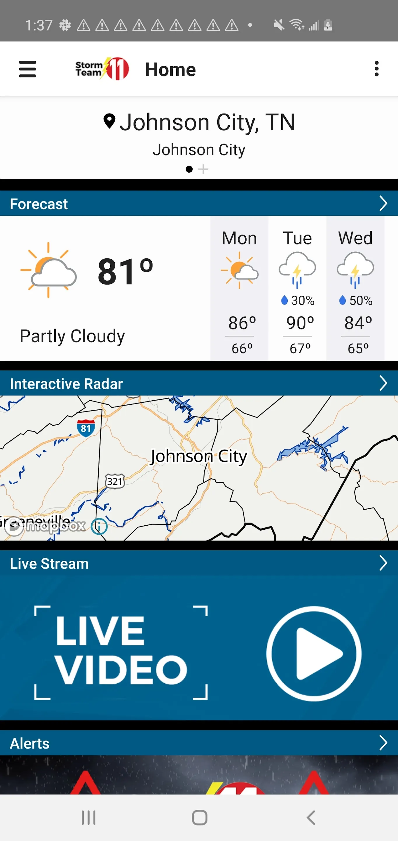 WJHL Weather | Indus Appstore | Screenshot