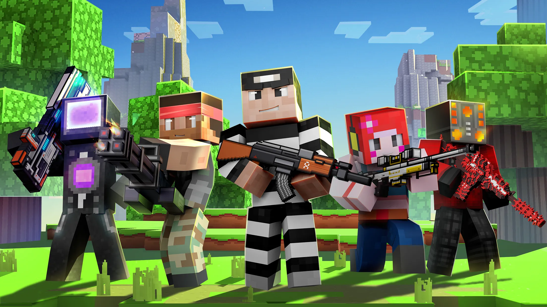 Cops N Robbers:Pixel Craft Gun | Indus Appstore | Screenshot