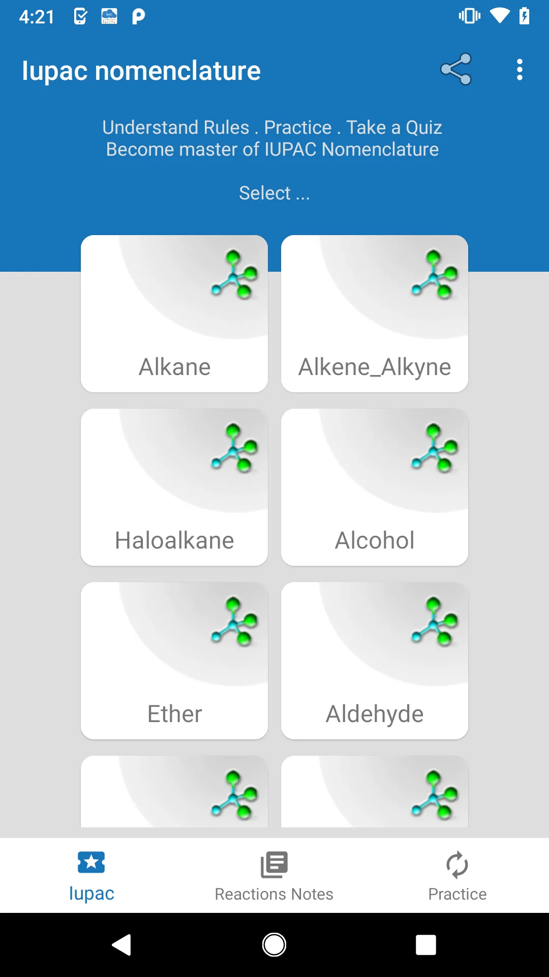 IUPAC Nomenclature Chemistry | Indus Appstore | Screenshot