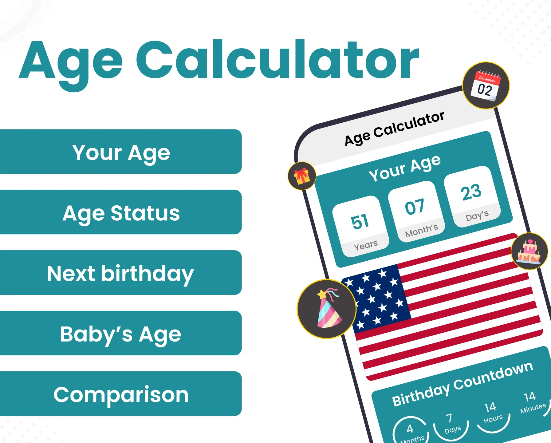 Age Calculator Date of Birth | Indus Appstore | Screenshot