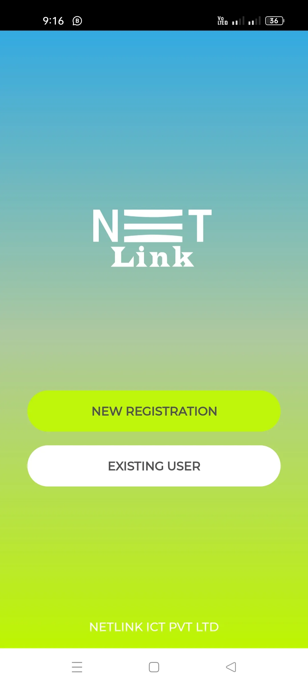 Netlink Customer Register App | Indus Appstore | Screenshot