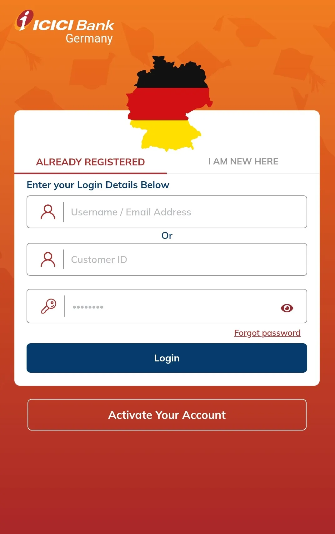 ICICI Bank Germany iMobile | Indus Appstore | Screenshot