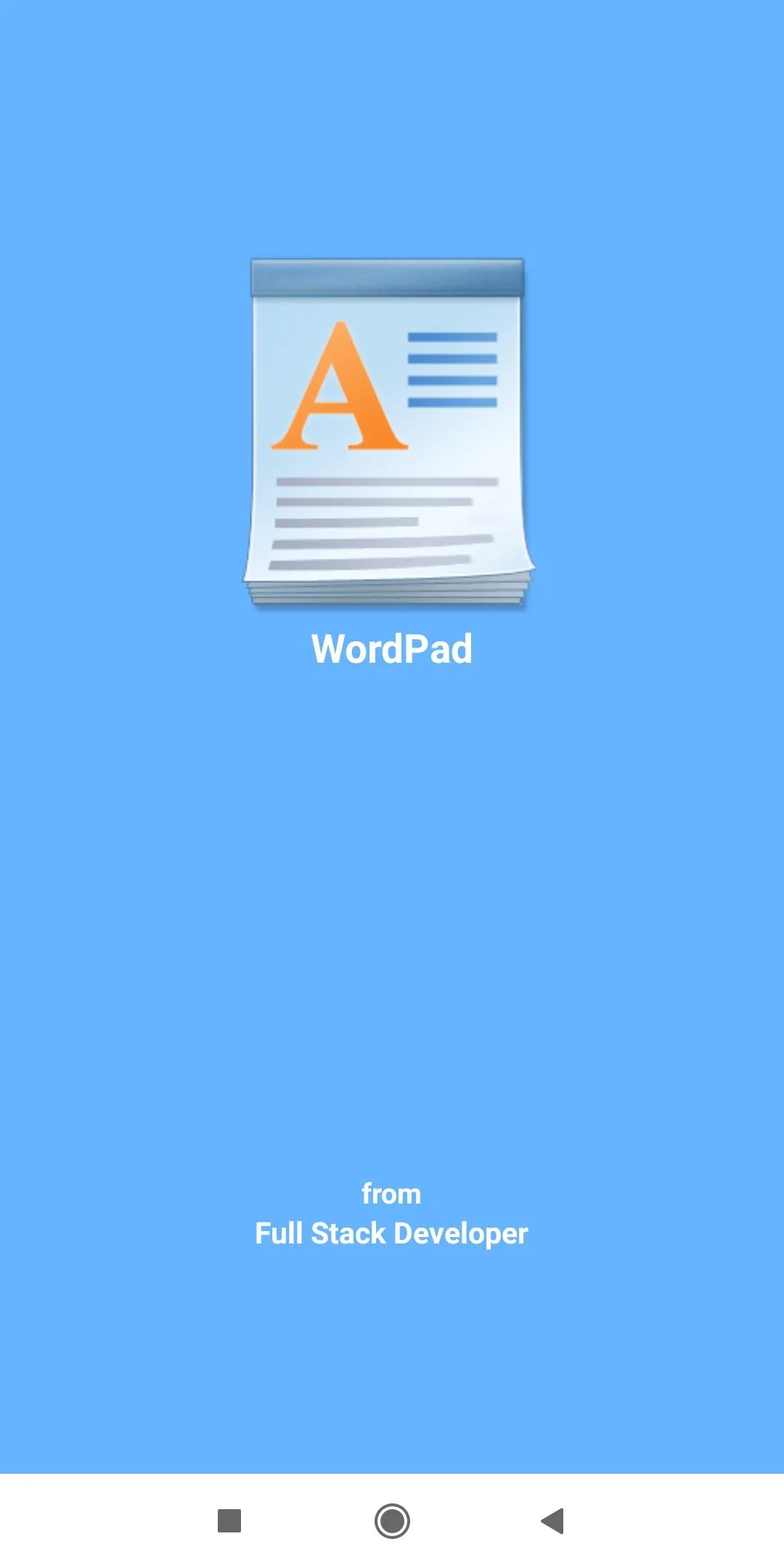 WordPad - Easy To Learn | Indus Appstore | Screenshot