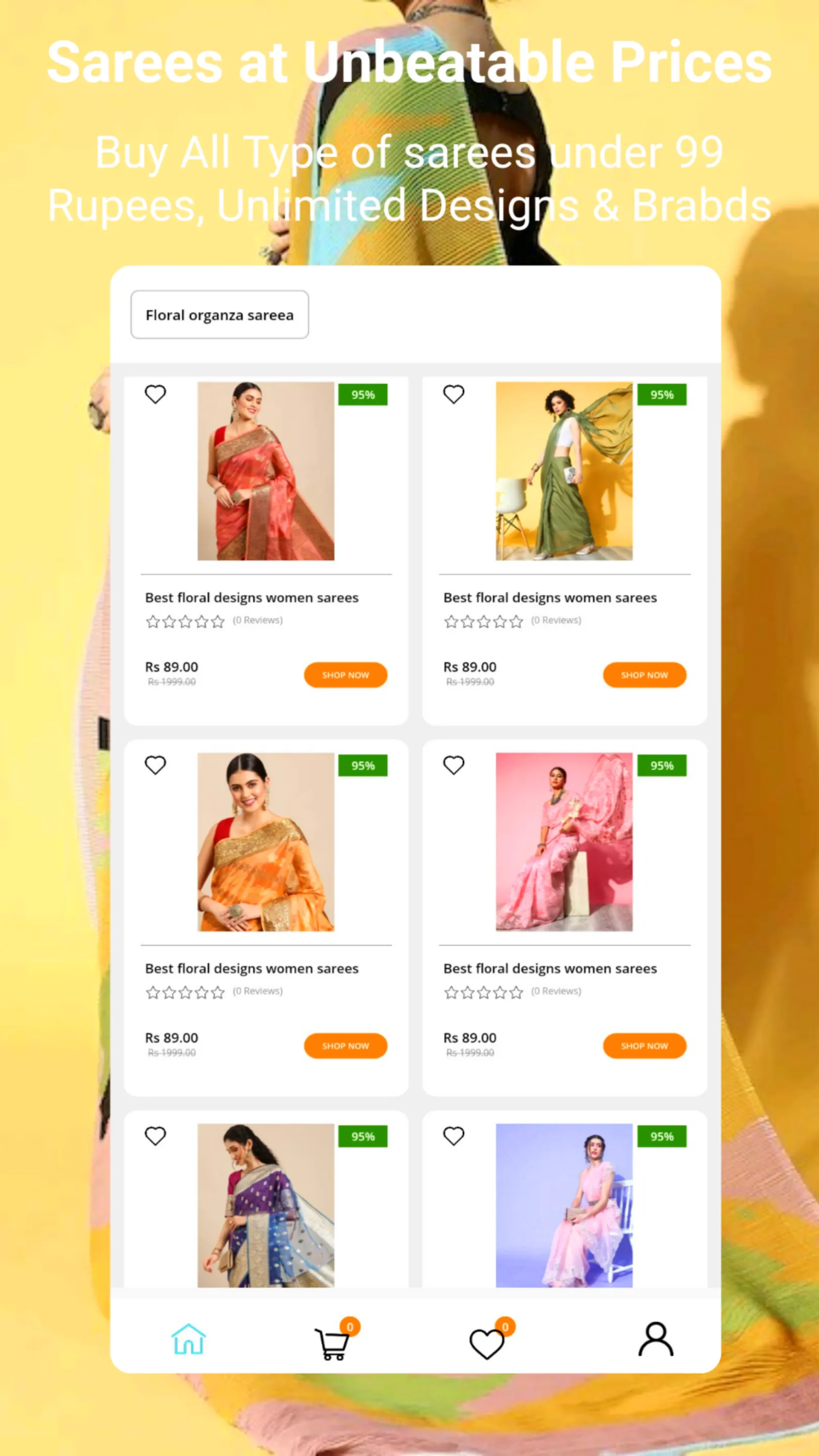 Saree Online Shopping | Indus Appstore | Screenshot