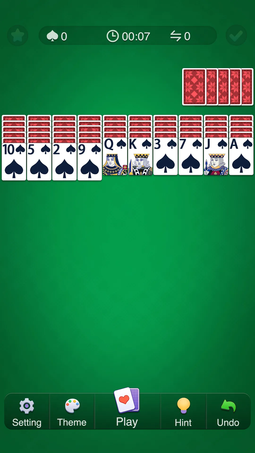 Spider Solitaire | Indus Appstore | Screenshot