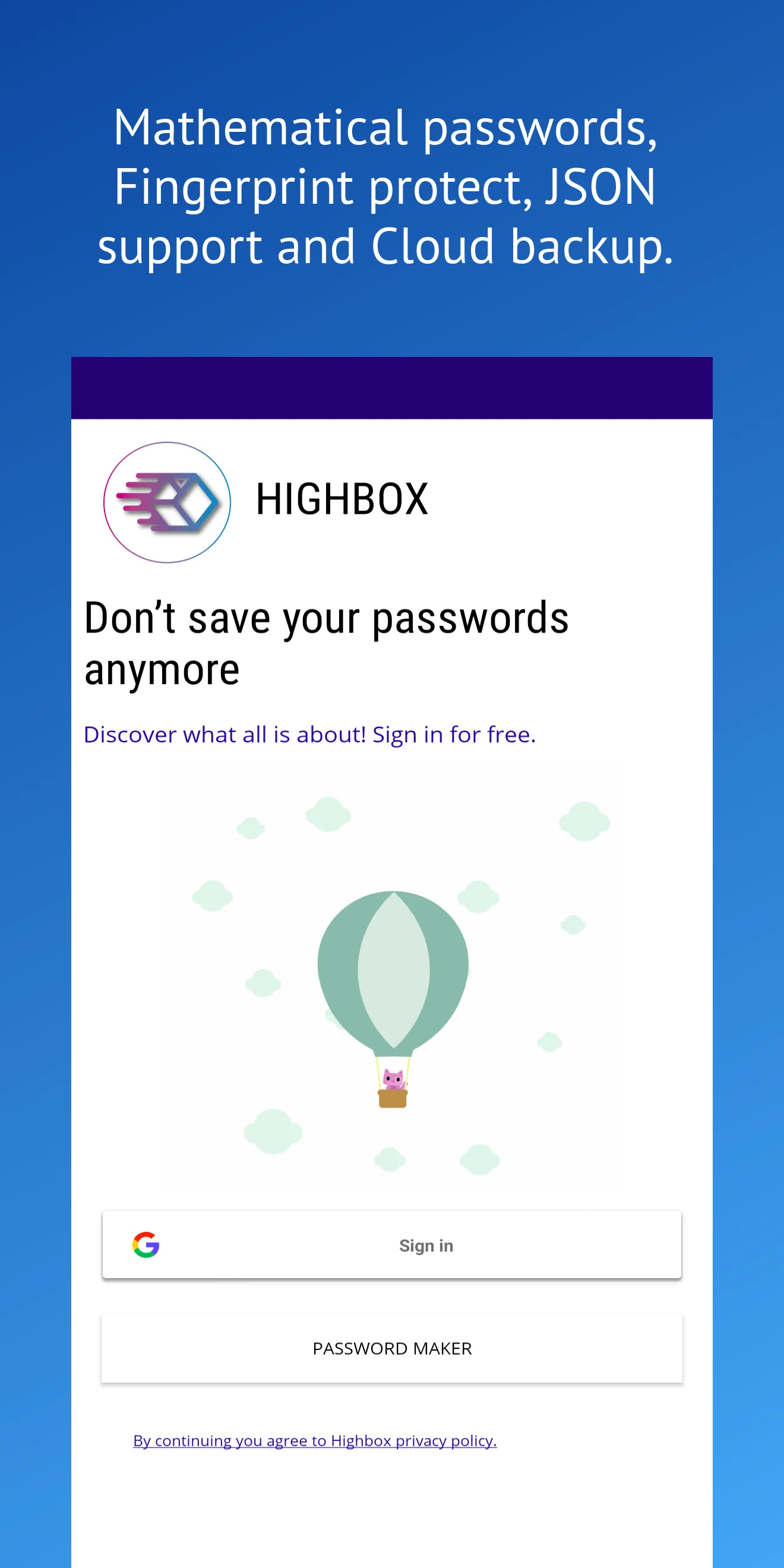 Highbox Magic Password Manager | Indus Appstore | Screenshot