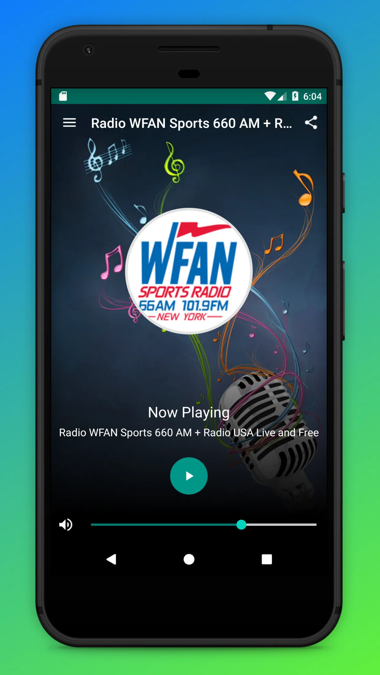 WFAN Sports Radio 101.9 FM USA | Indus Appstore | Screenshot