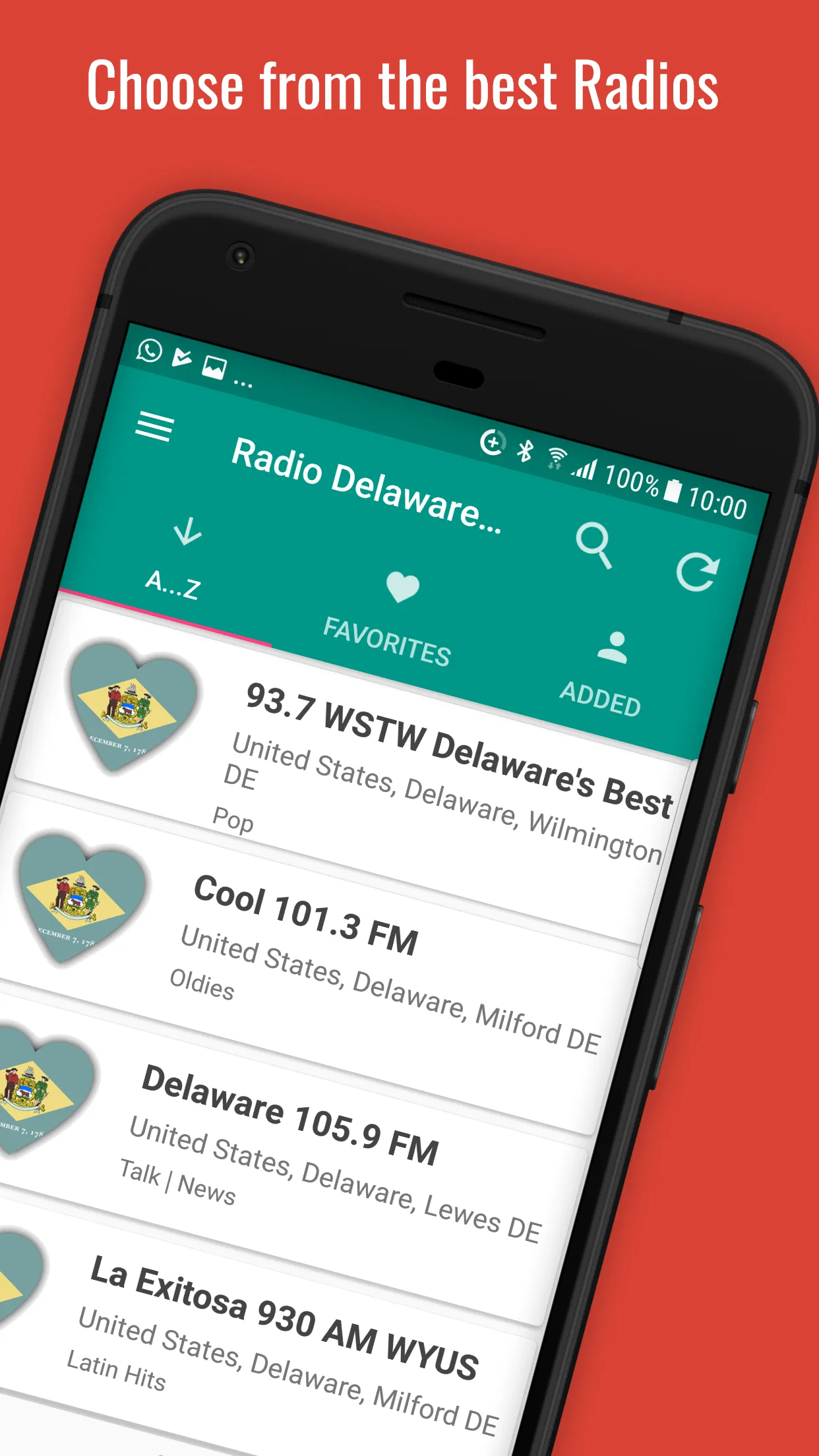 Delaware Radio Stations | Indus Appstore | Screenshot