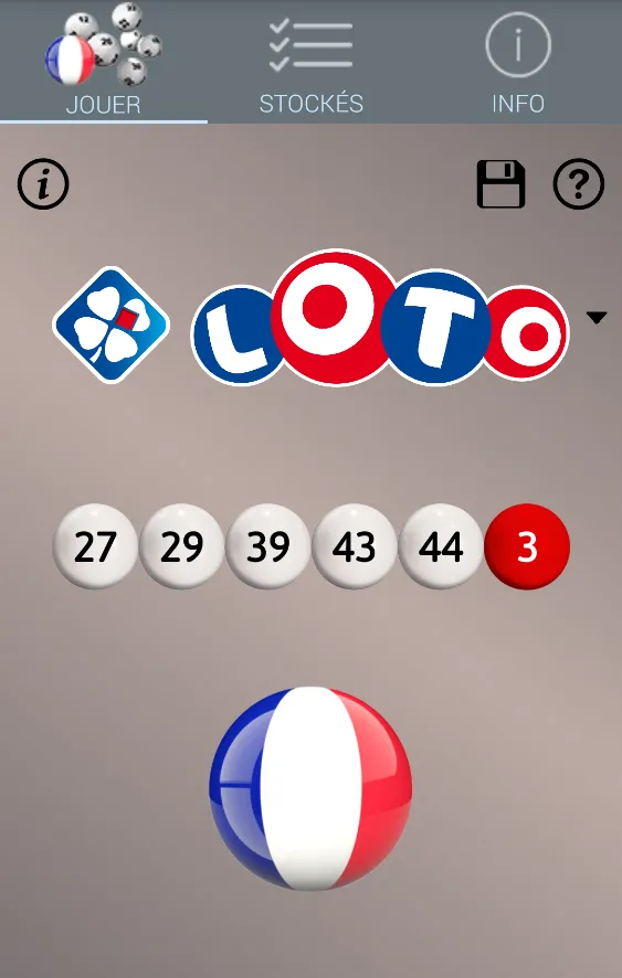 Loto France: Algorithme | Indus Appstore | Screenshot