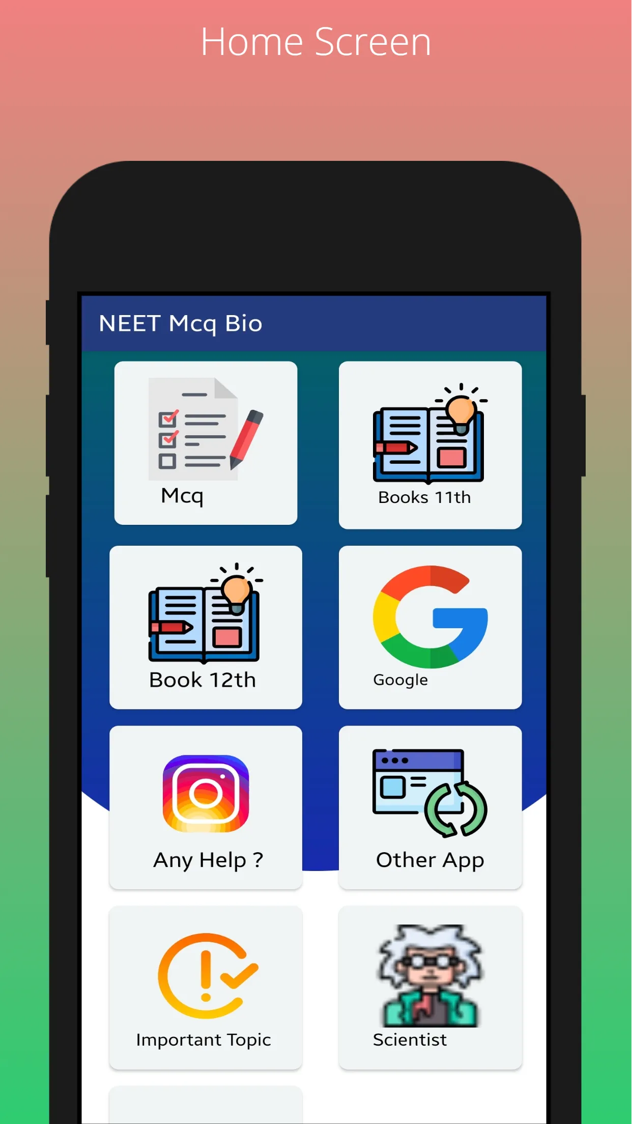 Biology Mcq For Neet (Hindi) | Indus Appstore | Screenshot