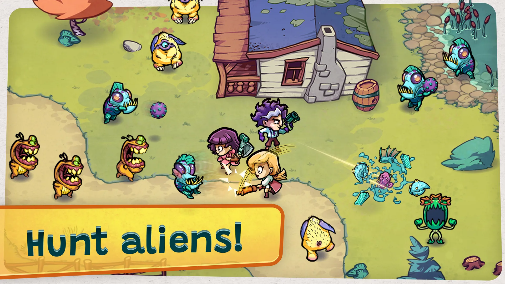 Alien Food Invasion | Indus Appstore | Screenshot