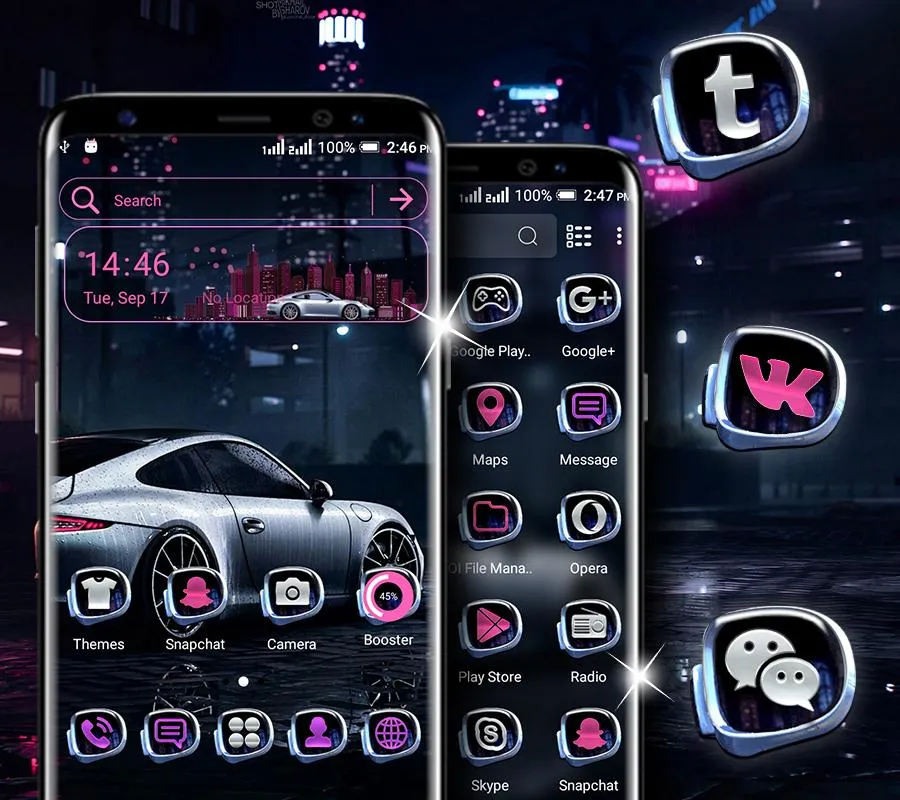 Sports Car Launcher Theme | Indus Appstore | Screenshot