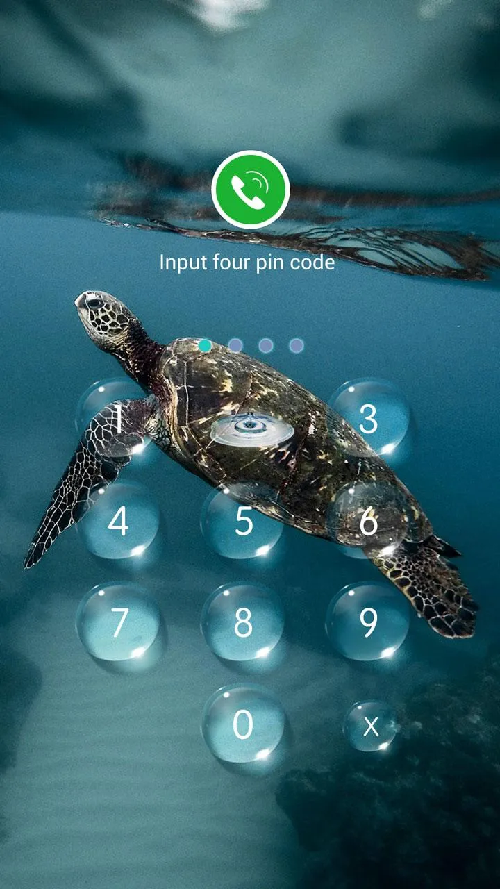 AppLock Theme - SeaTurtle | Indus Appstore | Screenshot