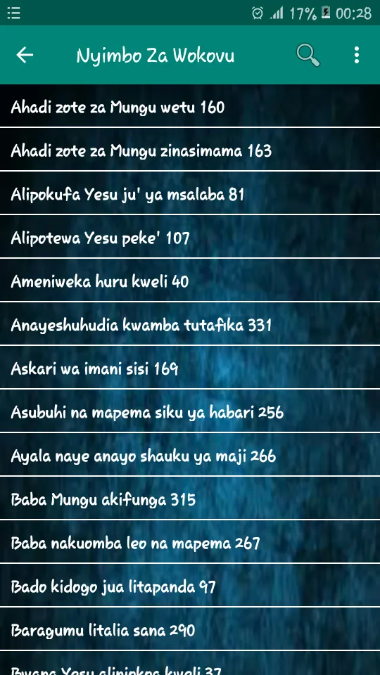 Nyimbo Za Wokovu | Indus Appstore | Screenshot