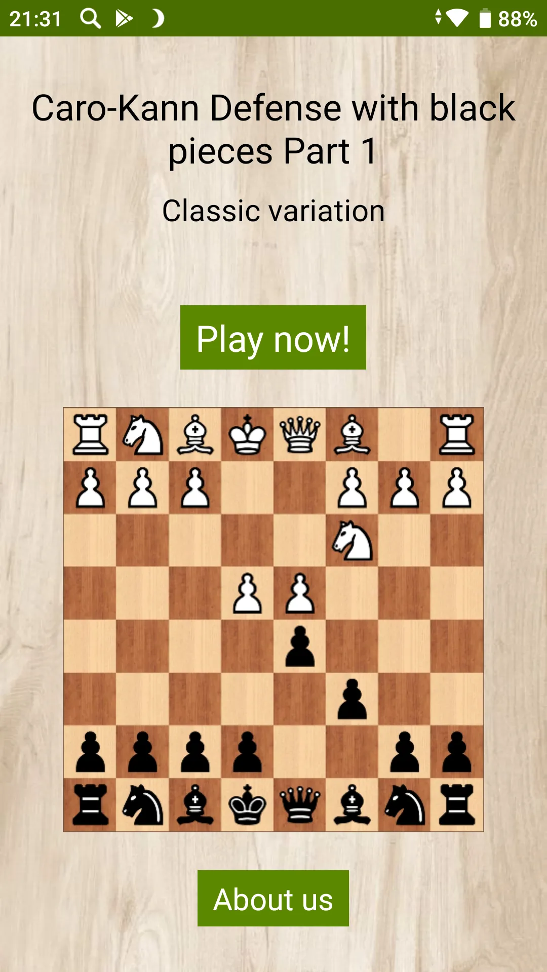 Chess - Classic Caro-Kann | Indus Appstore | Screenshot