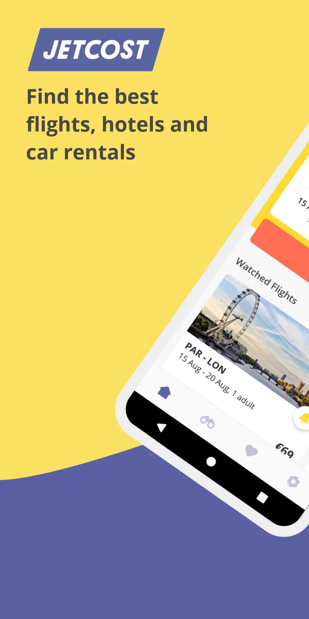 Jetcost: flights, hotels, cars | Indus Appstore | Screenshot