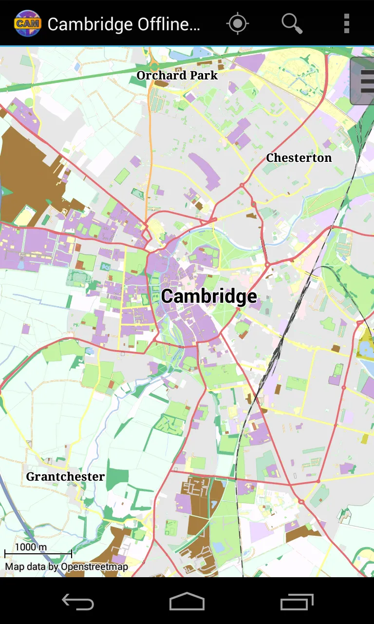 Cambridge Offline City Map | Indus Appstore | Screenshot