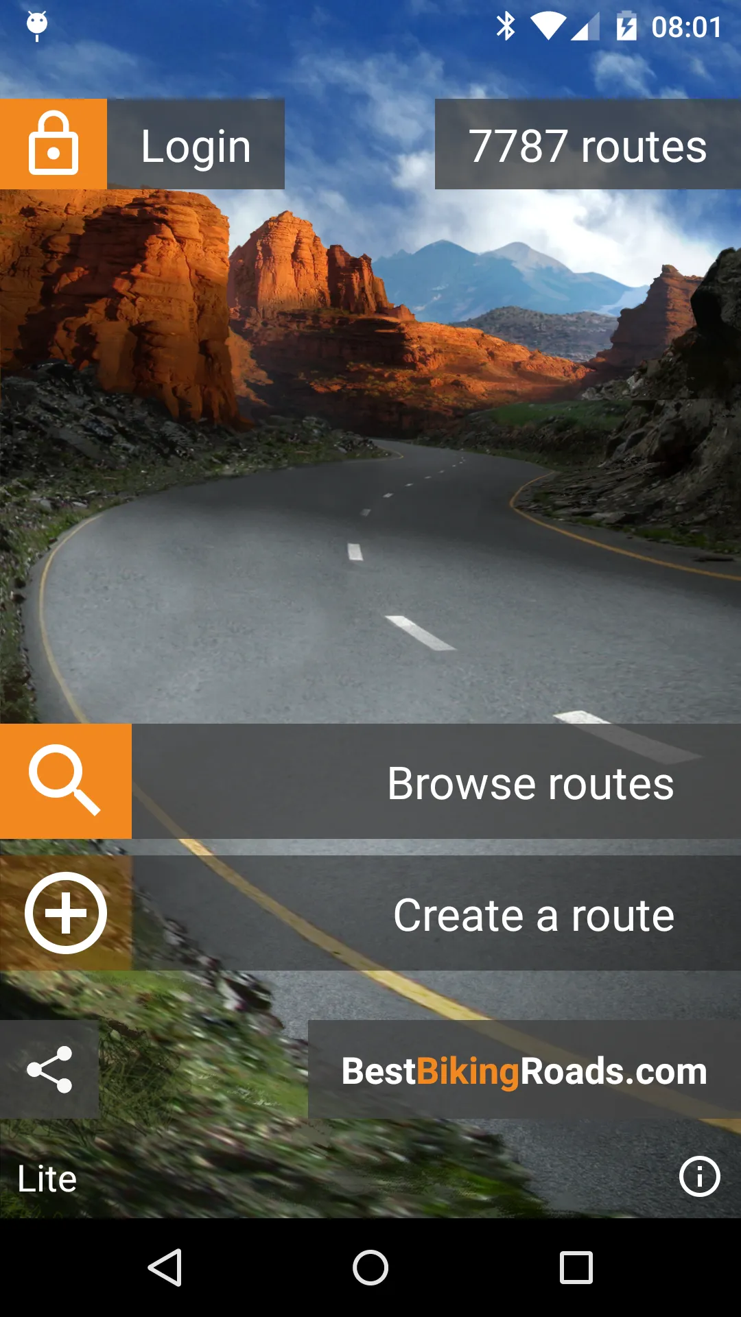 Best Biking Roads Lite | Indus Appstore | Screenshot