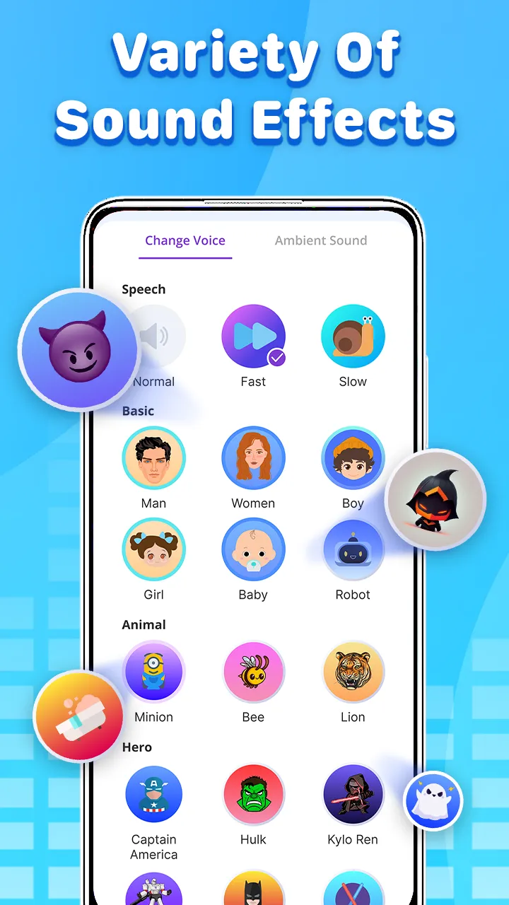 Voice Changer by Sound Effects | Indus Appstore | Screenshot