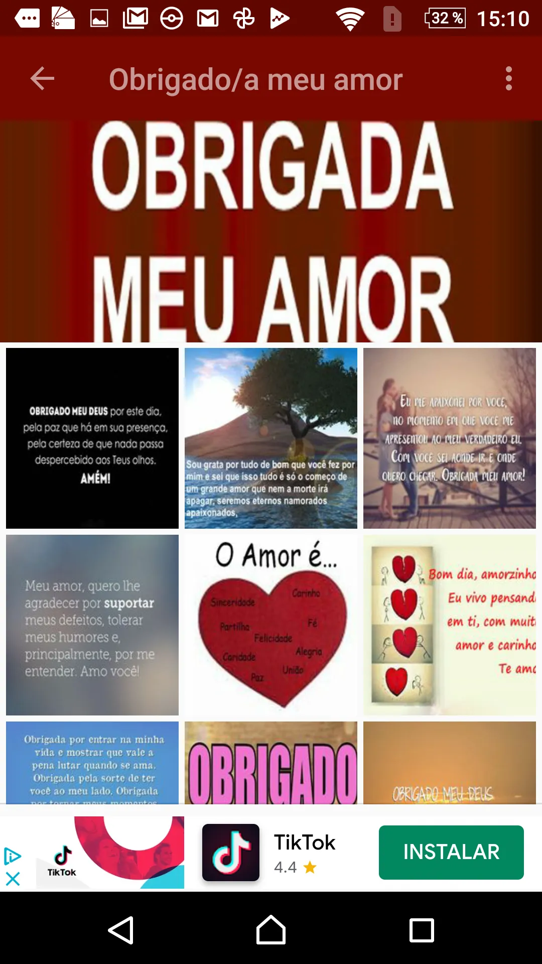 MUITO OBRIGADA/O AMOR | Indus Appstore | Screenshot