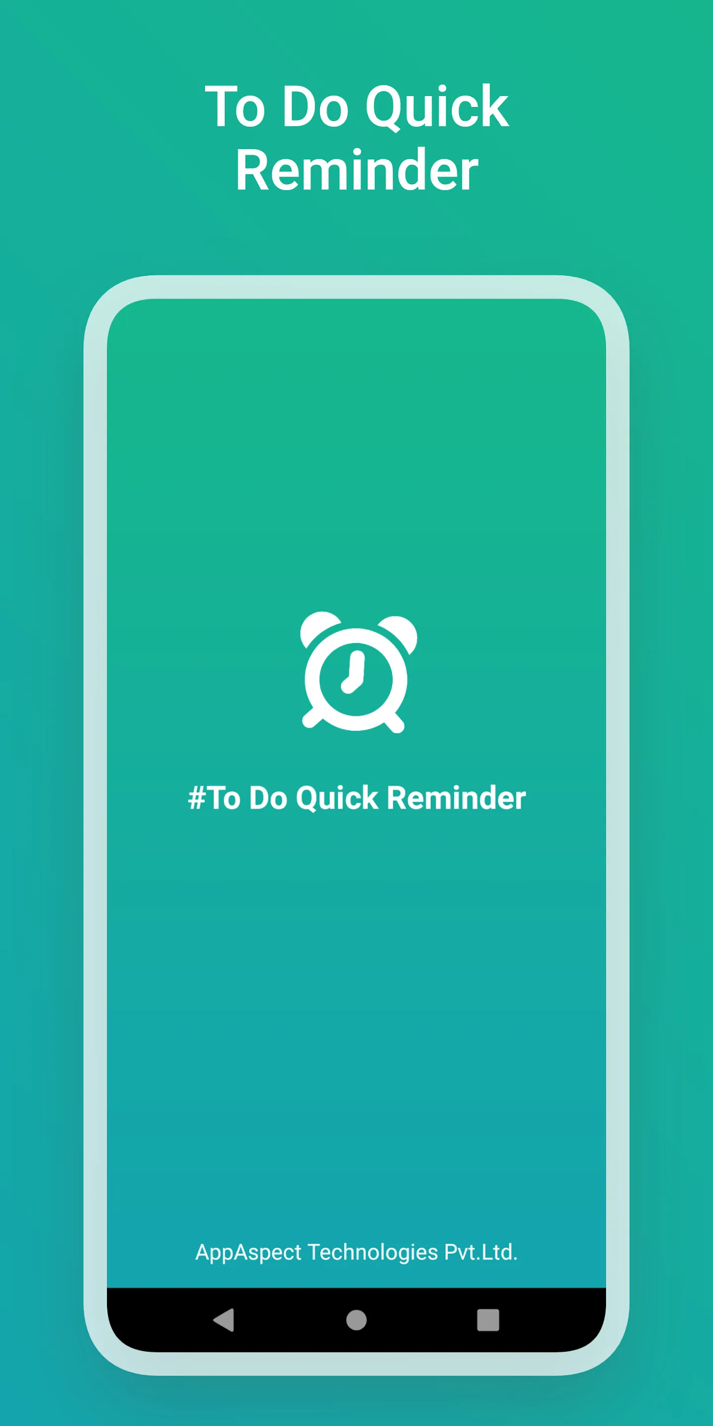 To Do Quick Reminder | Indus Appstore | Screenshot